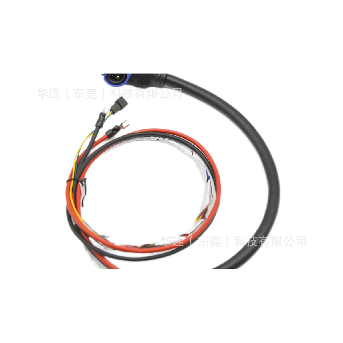 M28 2+5 connector — lithium battery, IP67, model M28 2+5