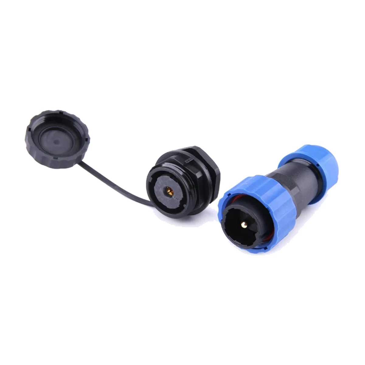 SP20-RN rear-nut aviation connector — IP68, view 1 of 1