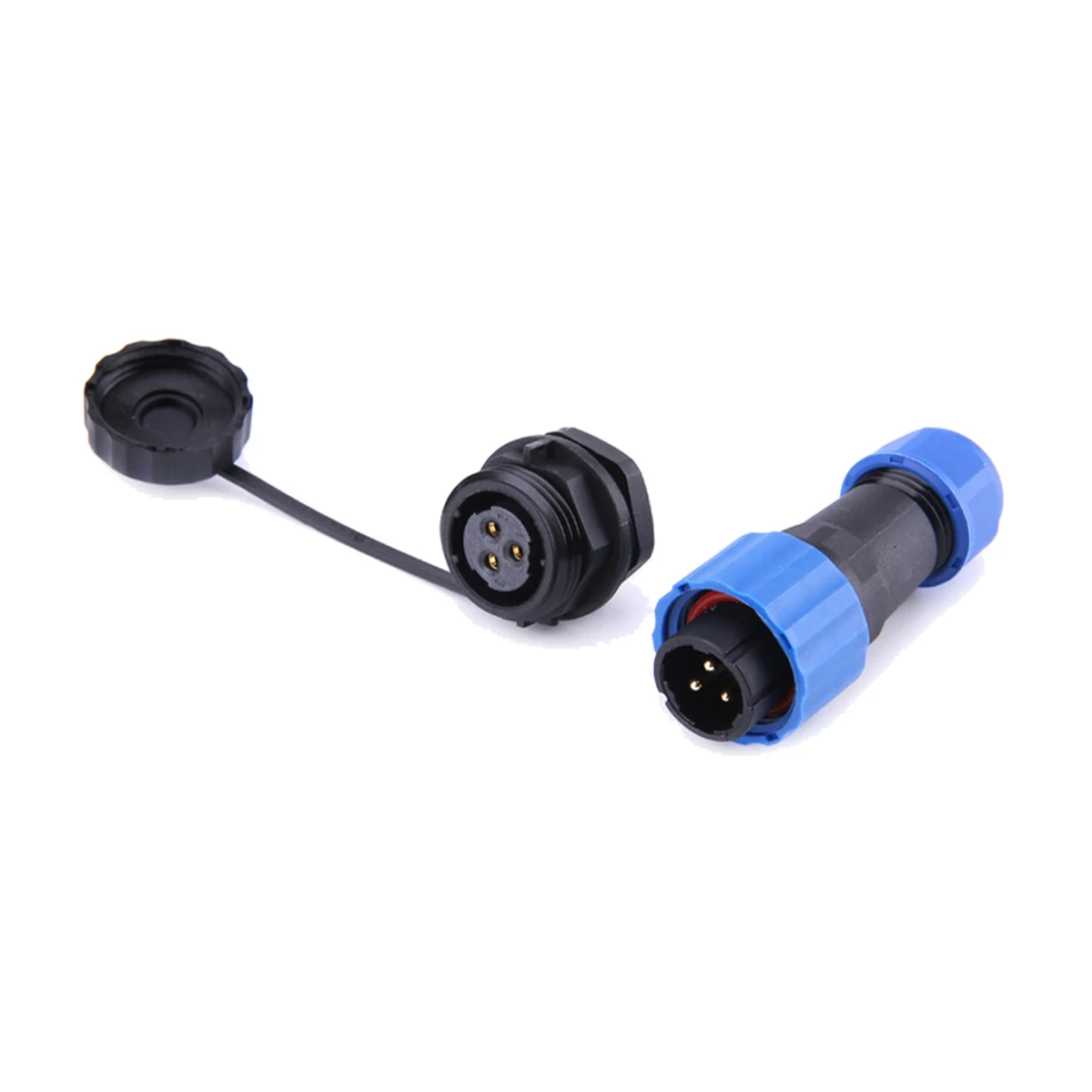 SP16-RN rear-nut aviation connector — IP68, view 1 of 1