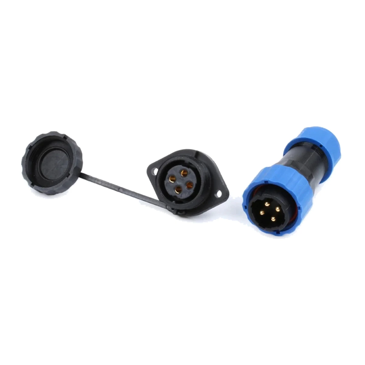 SP20-FL flange aviation connector — IP68, view 1 of 1