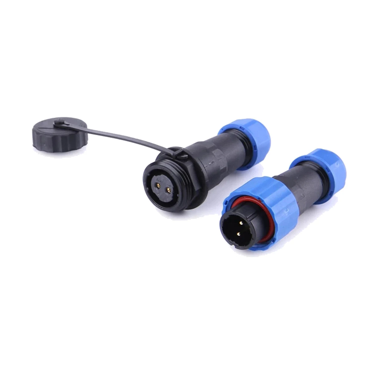 SP16-IN inline aviation connector — IP68, model SP16-IN