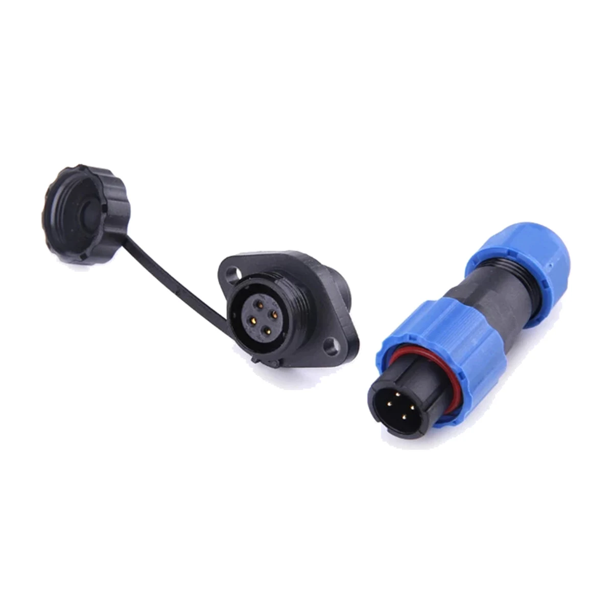 SP13-RN rear-nut aviation connector — IP68, view 1 of 1