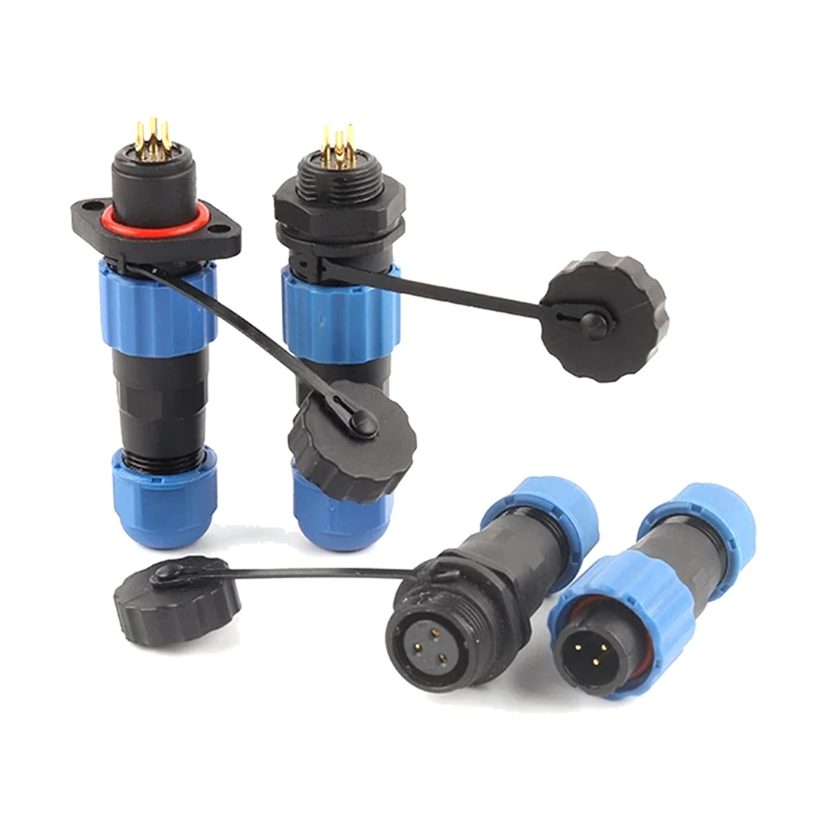 SP13-IN inline aviation connector — IP68, view 1 of 1