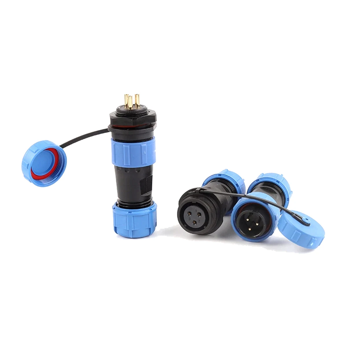 SP17-IN inline aviation connector — IP68, view 1 of 1