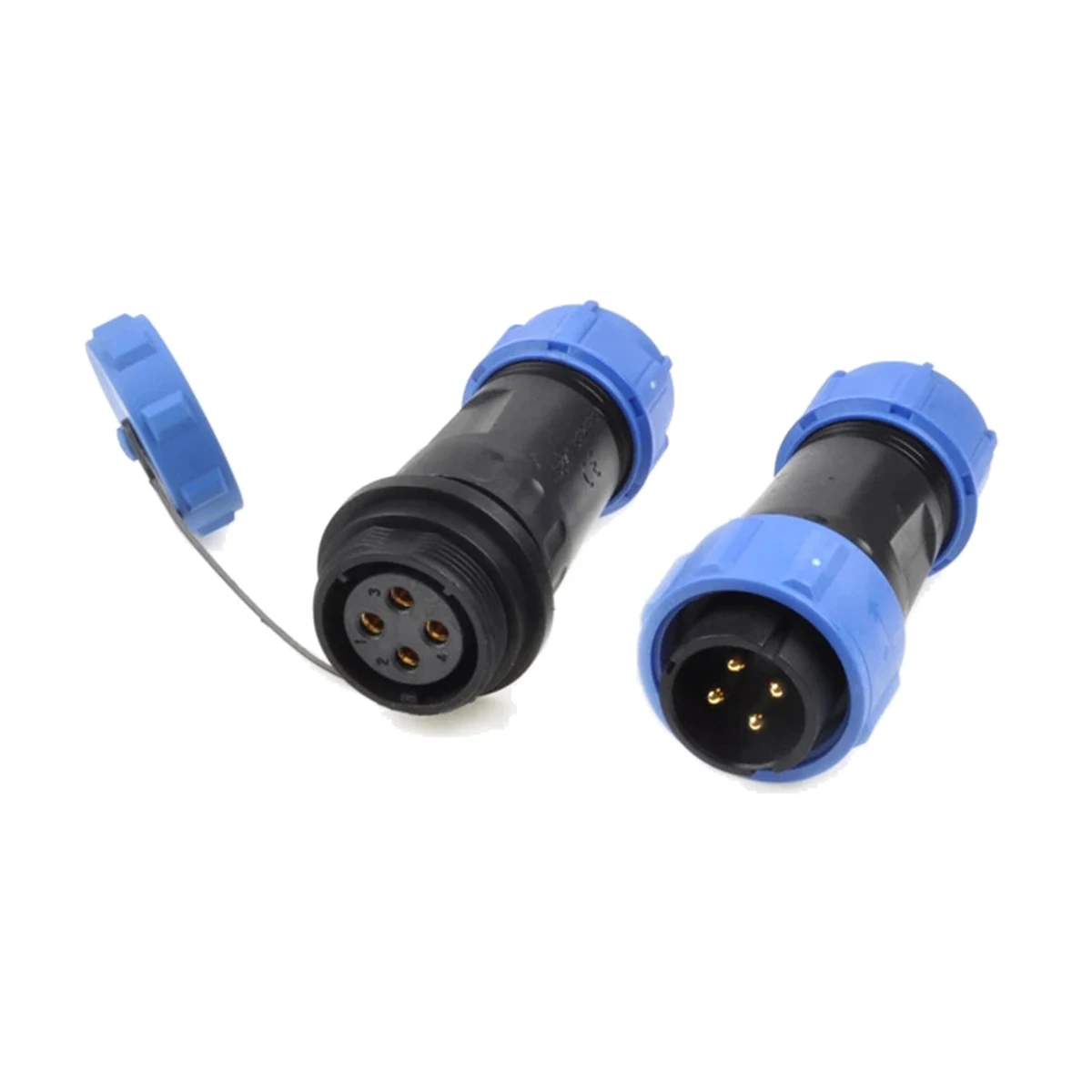 SP21-FL flange aviation connector — IP68, view 1 of 1