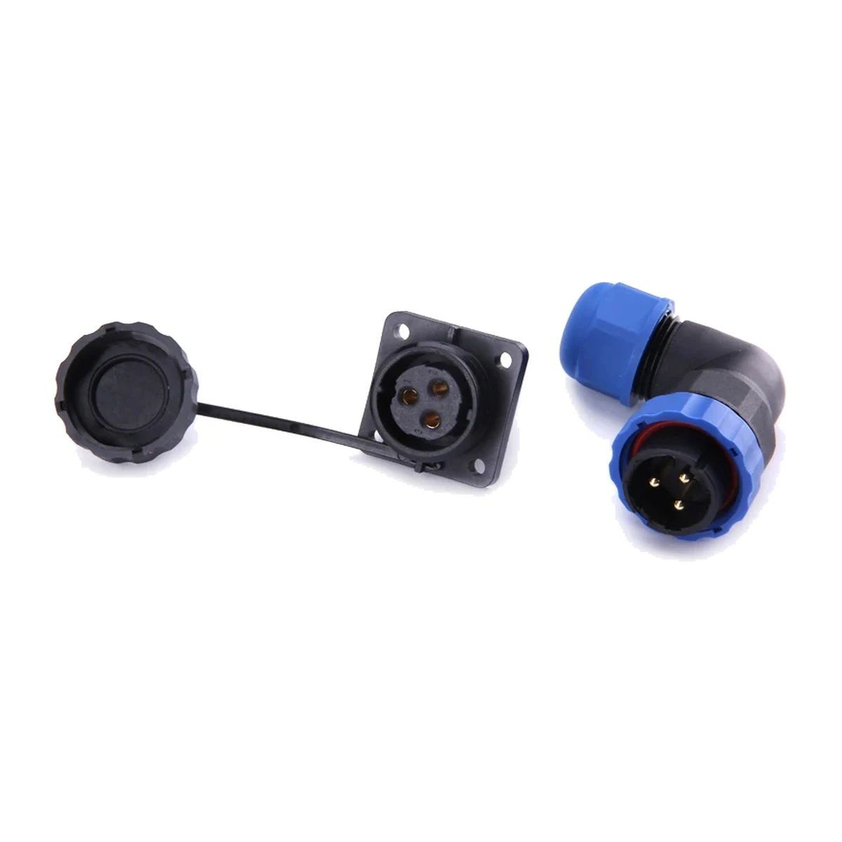 SP13-IN inline aviation connector — IP68, view 1 of 1