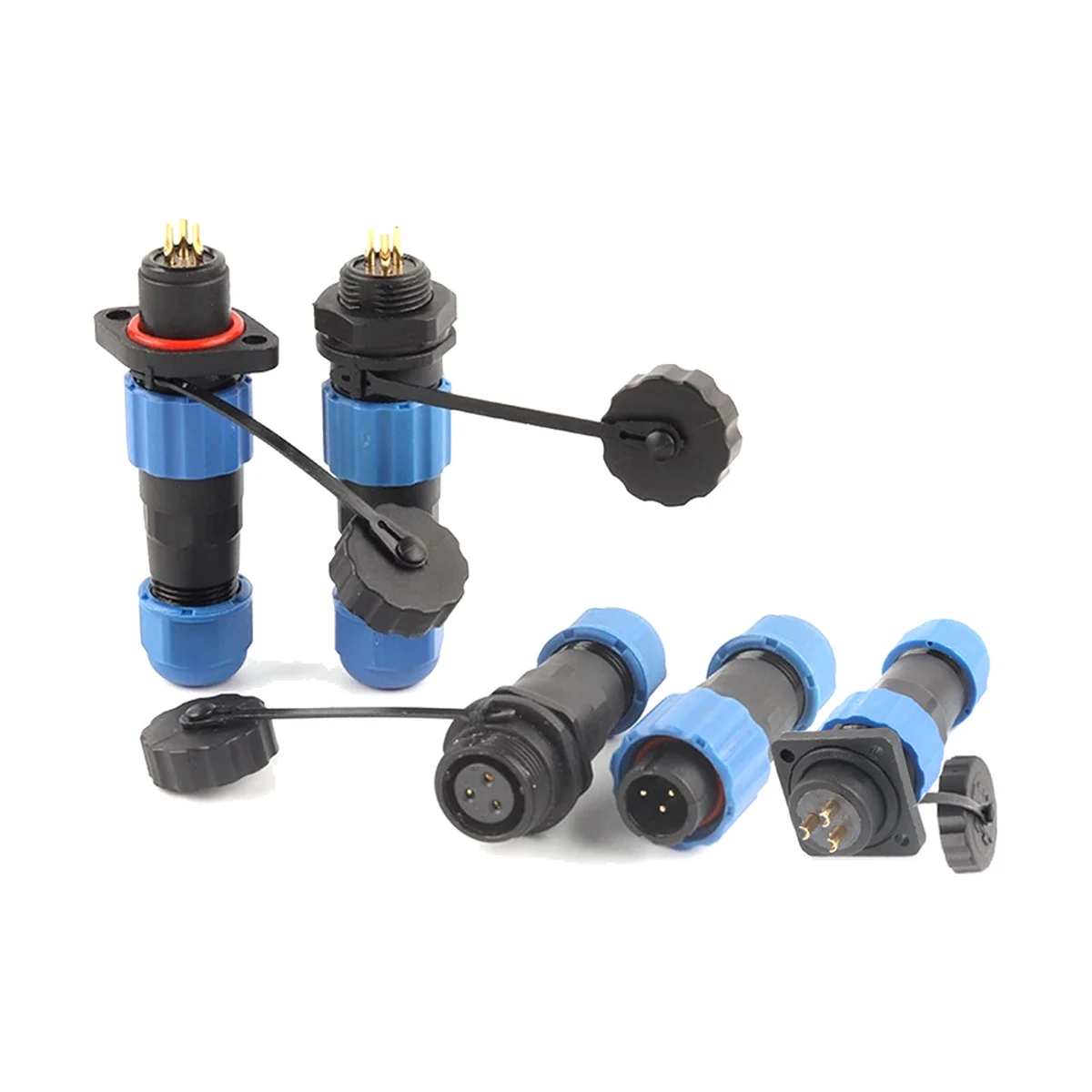 SP16-IN inline aviation connector — IP68, view 1 of 1