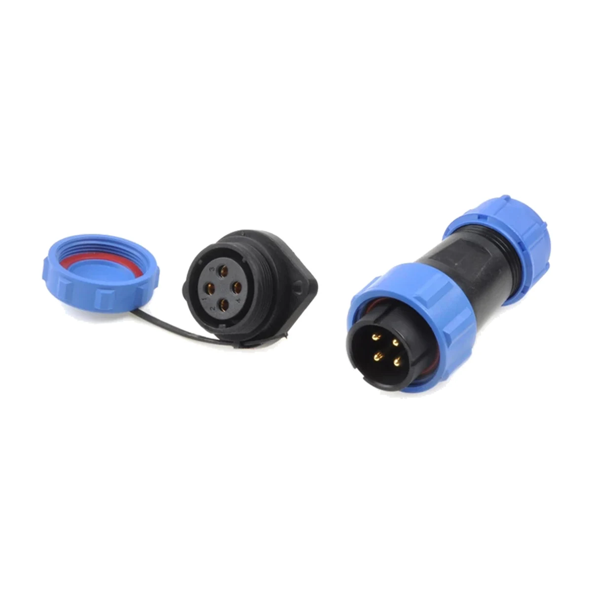 SP21-IN inline aviation connector — IP68, view 1 of 1