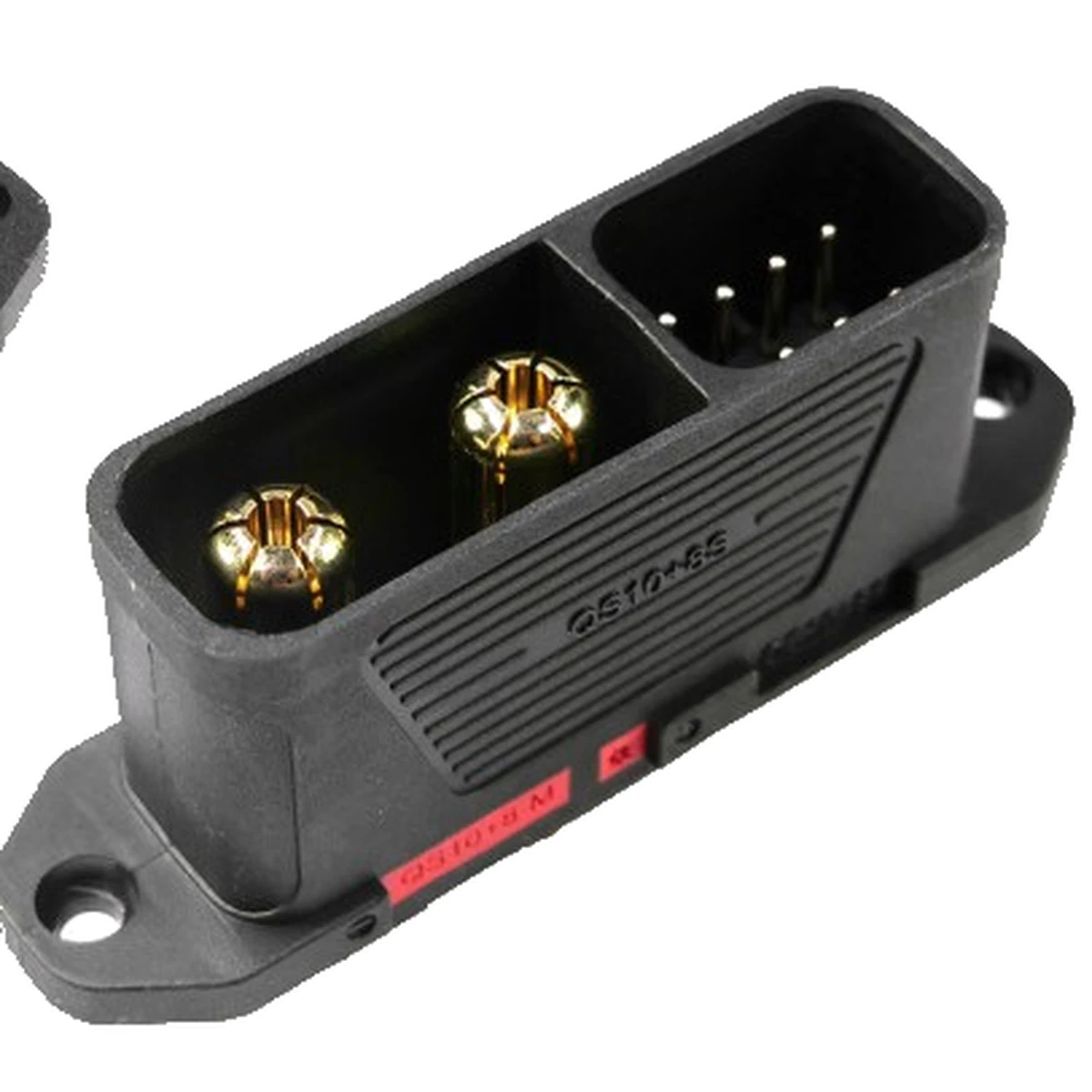 QS10-8S high-current battery connector — 300 A, IP65, model QS10-8S