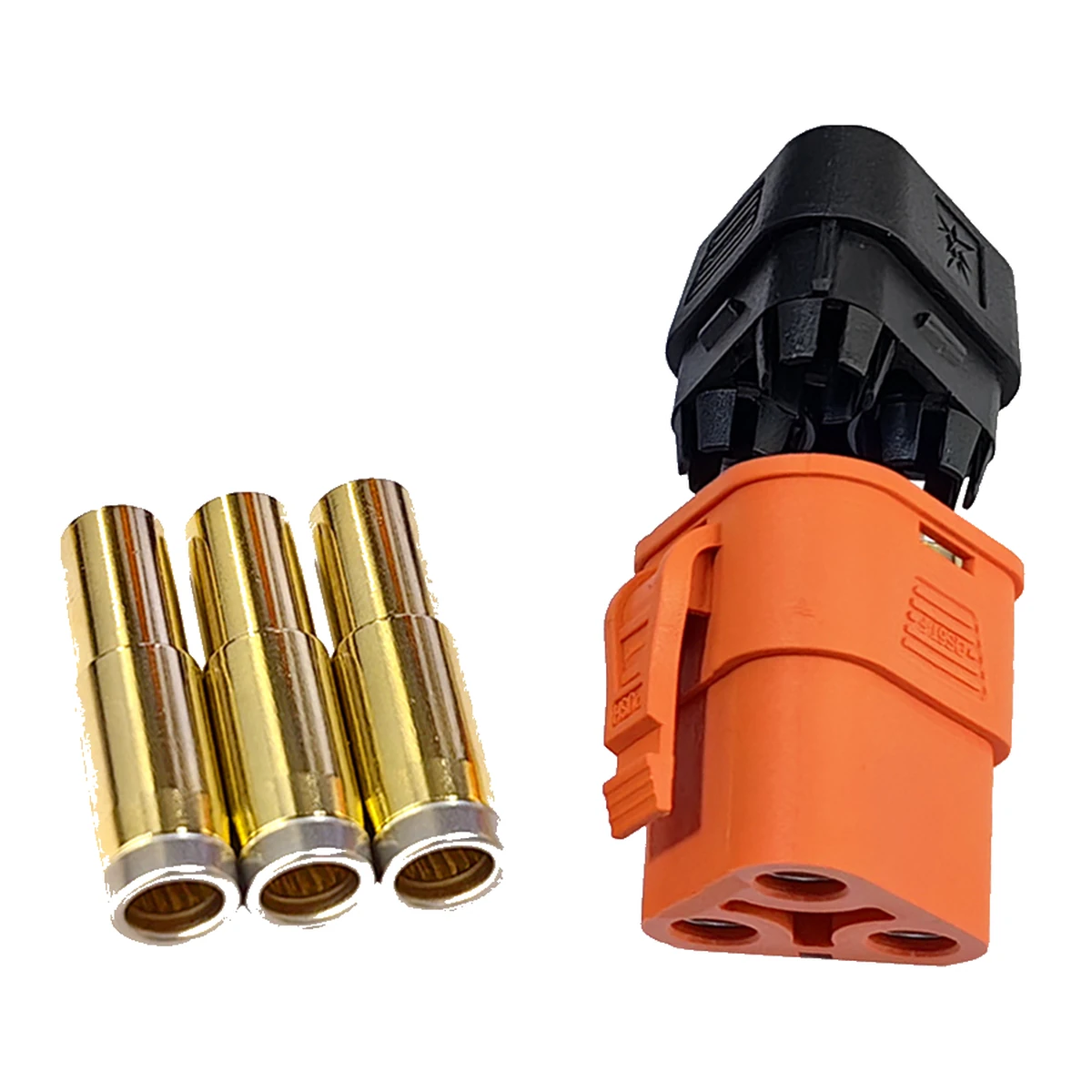 QS6T high-current battery connector — 100 A, IP52, model QS6T