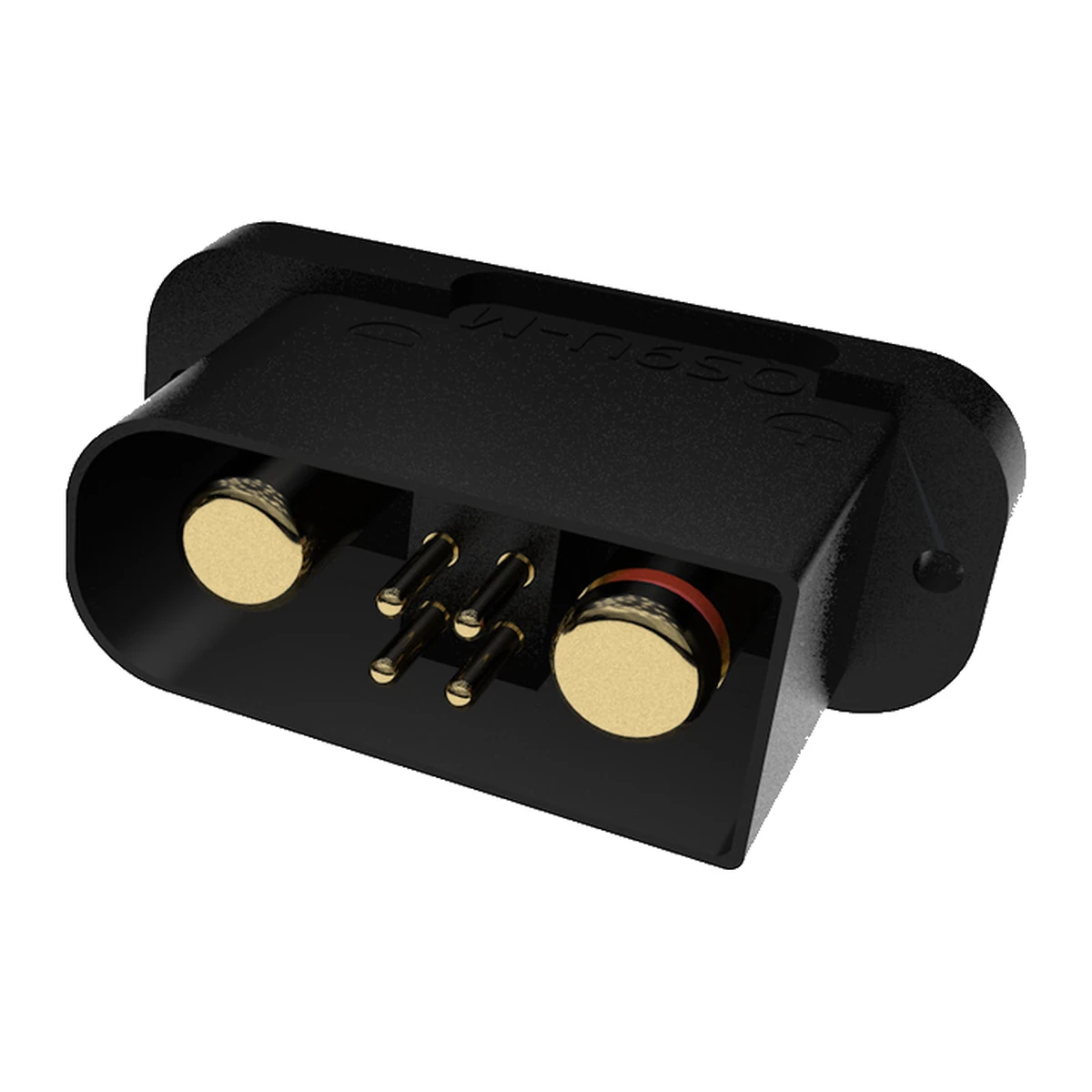 QS9U panel-locking high-current battery connector — 160 A, 500 V, model QS9U