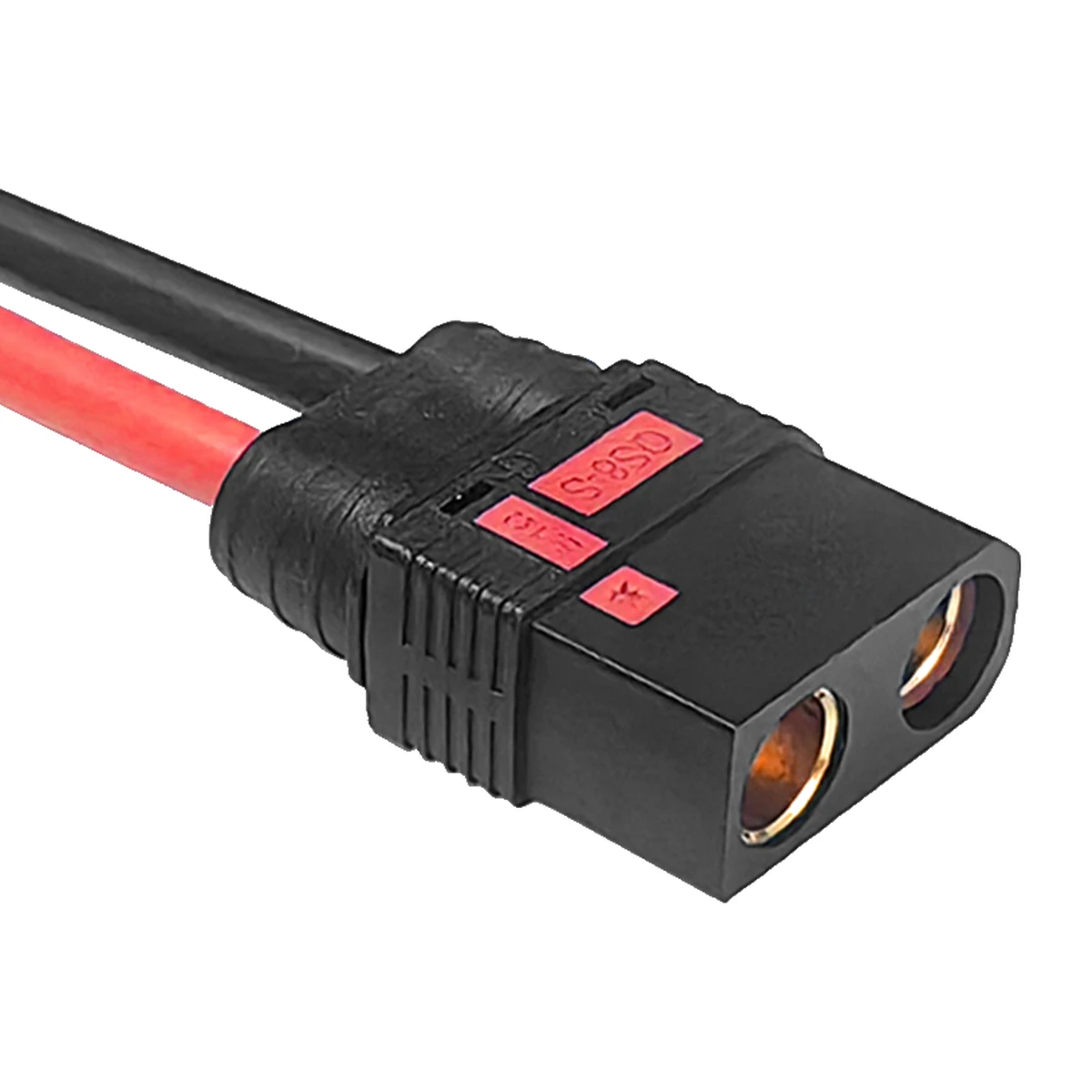 QS8-S harness high-current battery connector — 130 A, model QS8-S