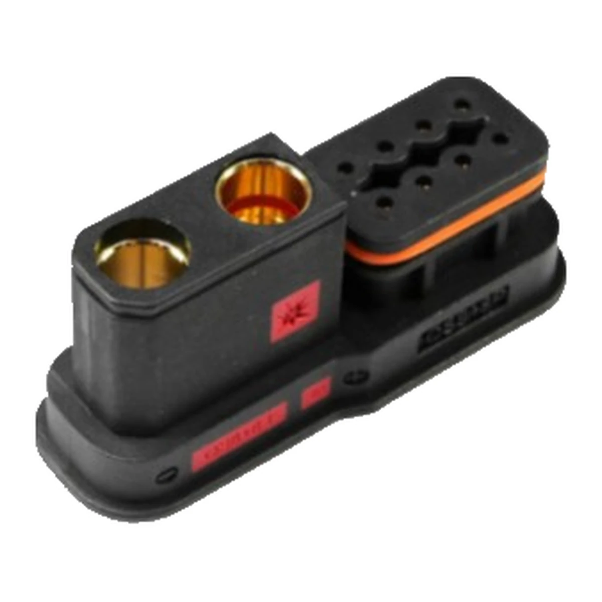 QS8-8P high-current battery connector — 300 A, 500 V, model QS8-8P