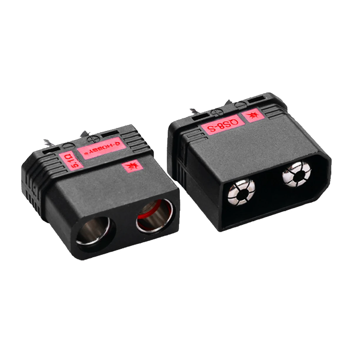 QS8-S nickel-plated high-current battery connector, DC 500 V, model QS8-S