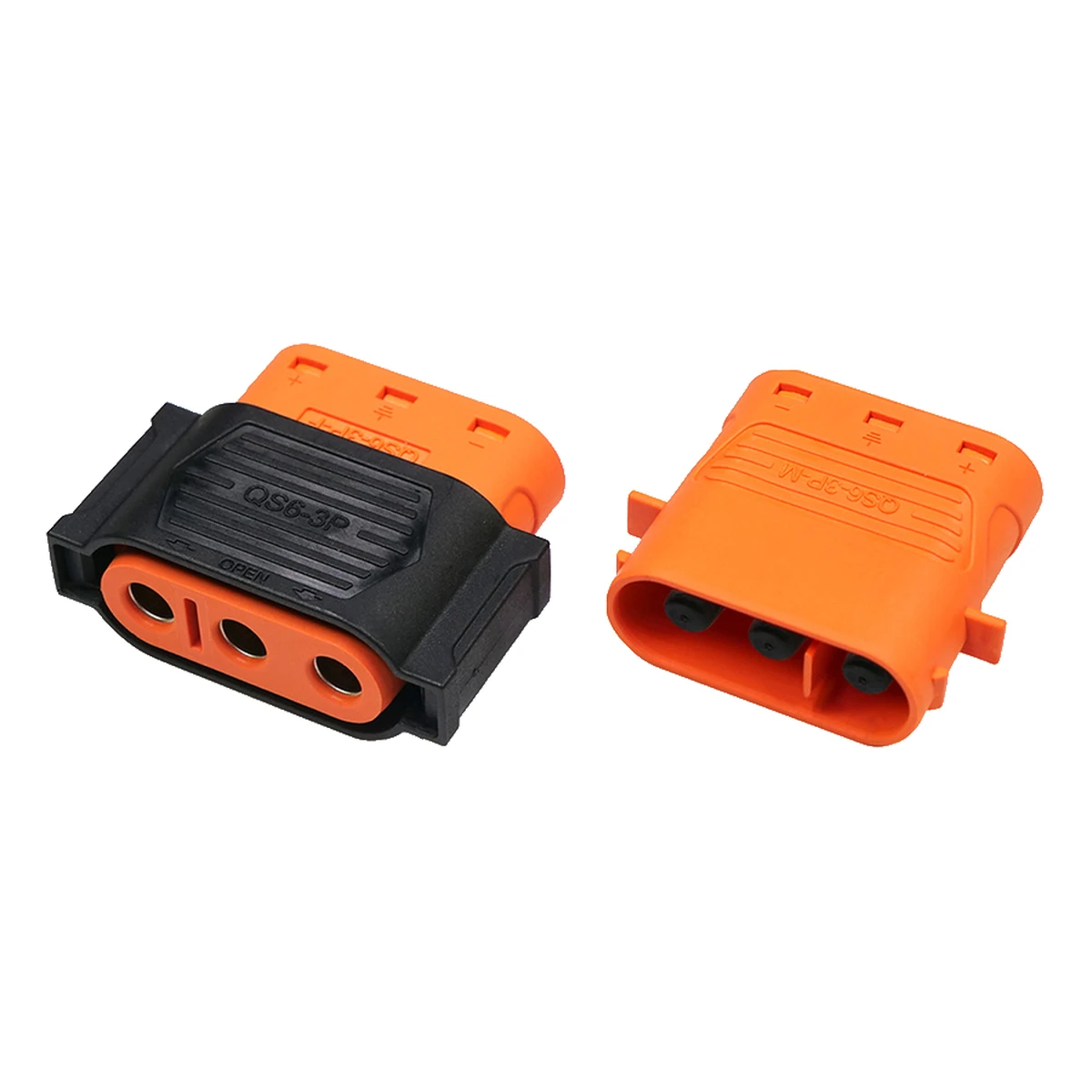 QS6-3P waterproof high-current battery connector, 8-12, model QS6-3P
