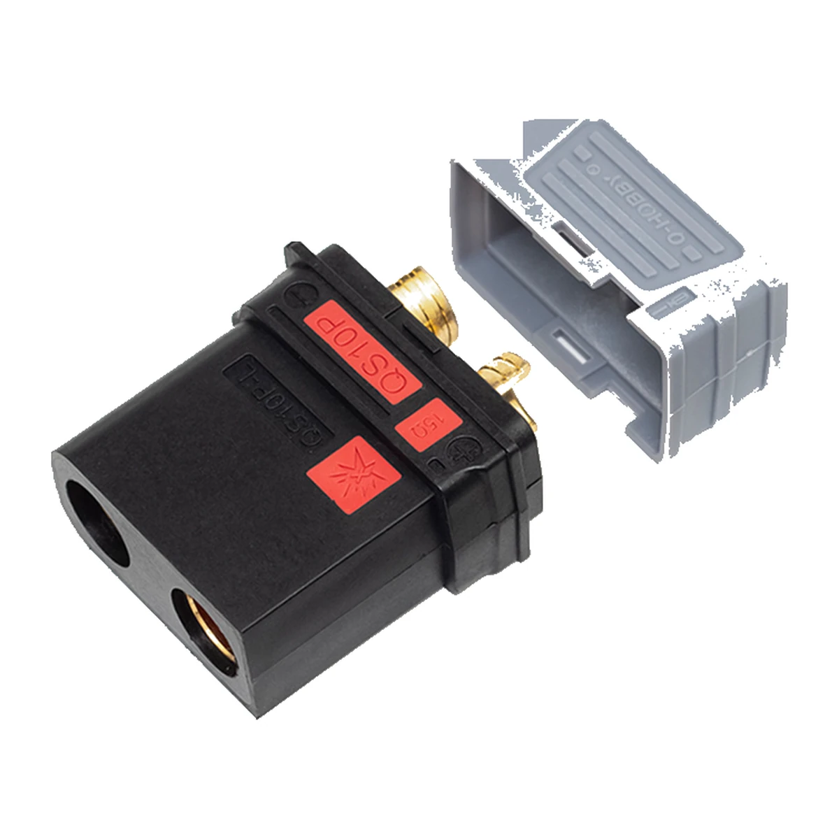 QS10P-L high-current battery connector — 210 A, DC 500 V, model QS10P-L