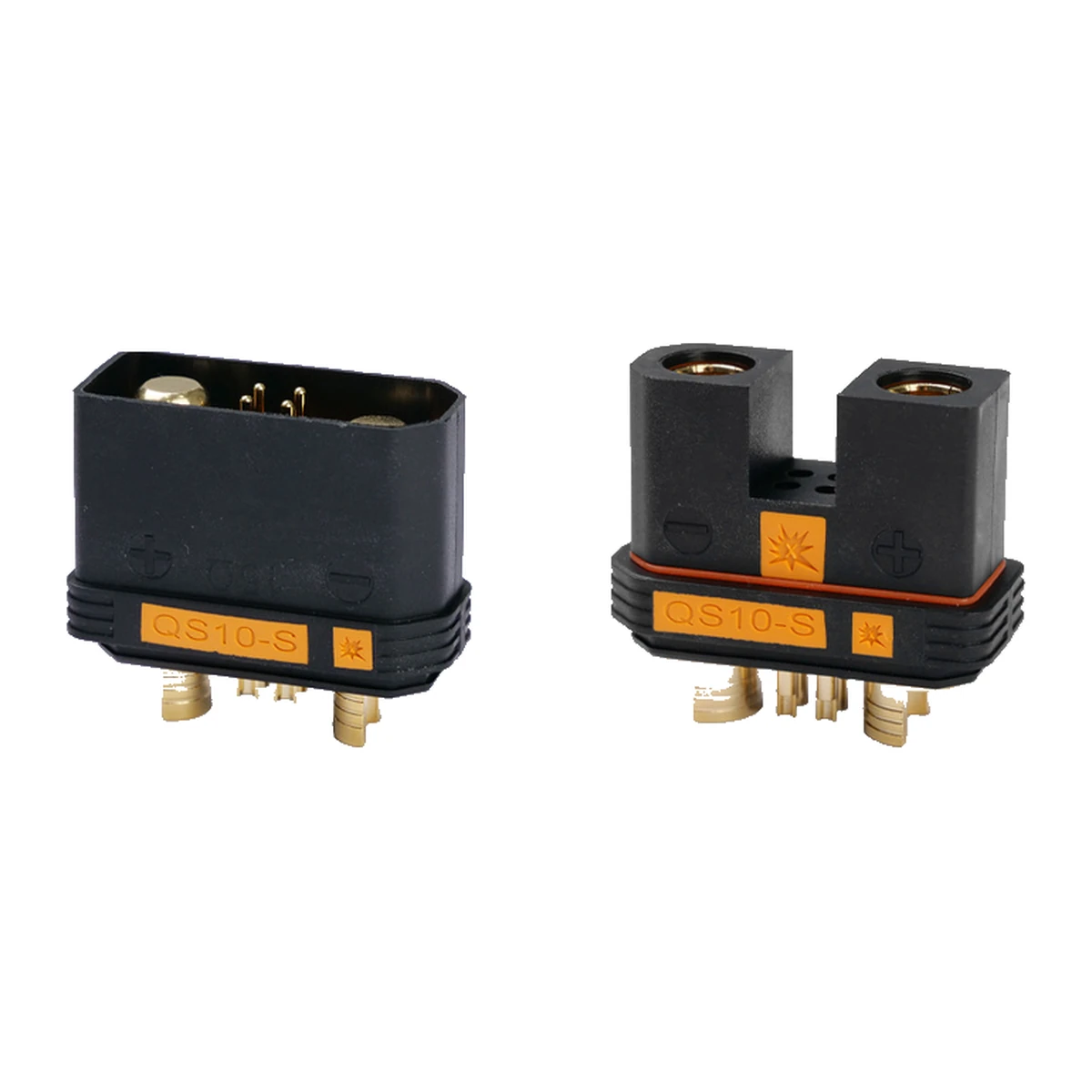 QS10 high-current battery connector, IP65, model QS10