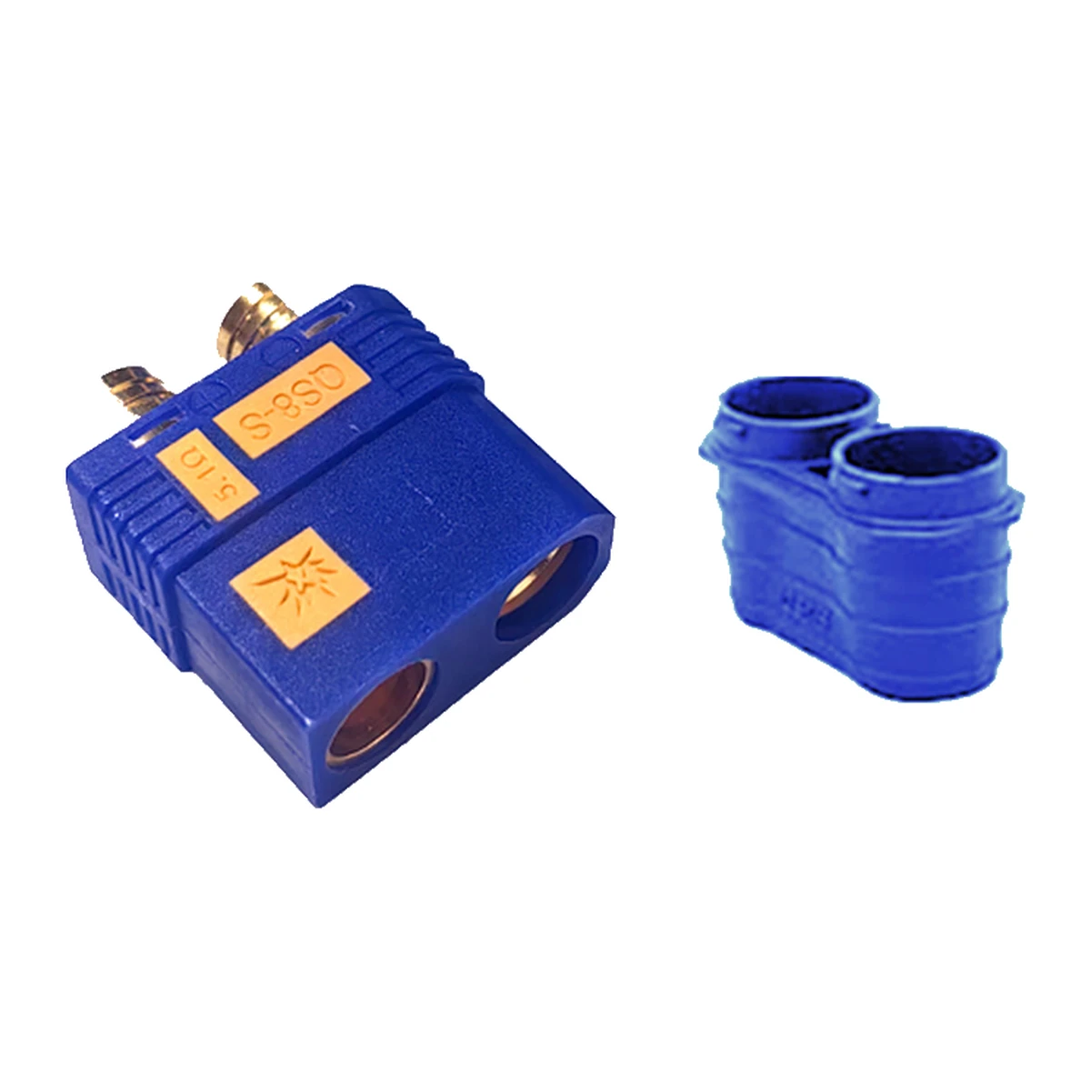 QS8 blue high-current battery connector, AC 125 V, model QS8